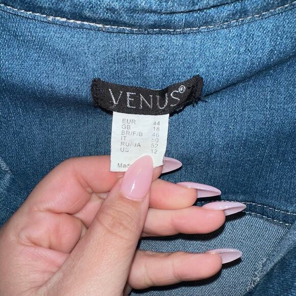 Venus y2k denim dress sz 12 - Picture 5 of 6